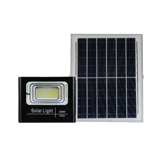 Proveedor de fábrica Exterior IP65 Solar LED Inundación Jardín Iluminación Proyector exterior Inundación Lámpara LED Inundación Lámpara Aluminio Jardín Luz