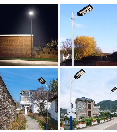 Precio al por mayor 100W 150W 200W 250W Producto al aire libre ABS Panel alimentado por energía Lámpara de inundación Sensor de movimiento Camino Exterior Jardín Pared LED Todo en uno Farola solar